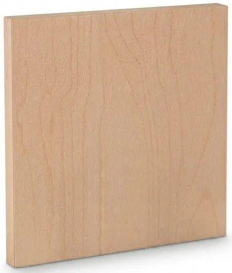 Square Wooden Art Panel – 5 × 5 Inch, 1-Inch Deep 1