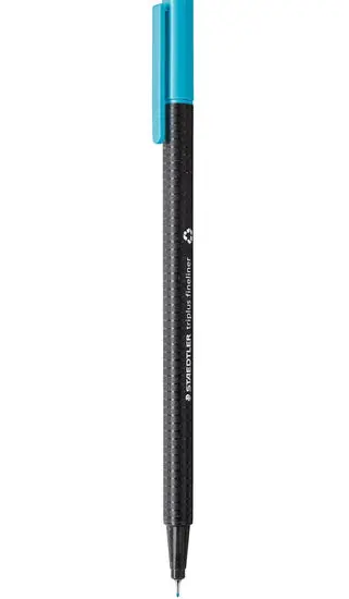 Stabilo Triplus Fineliner Marker – Aqua Blue, Fine Tip 1