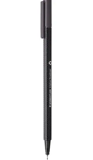 Stabilo Triplus Fineliner Marker – Grey Fine Tip 1