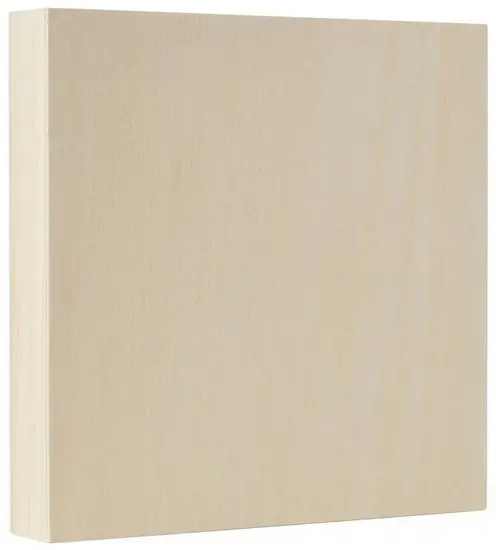 Standard Hardwood Artist Panel – 4 × 4 Inches 1