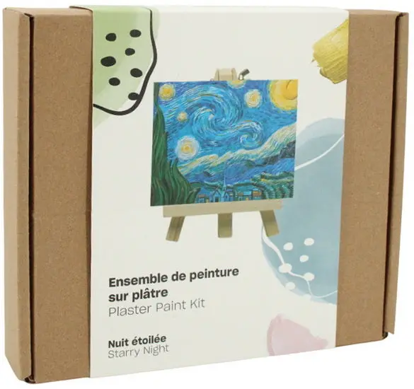 Starry Night Plaster Painting Kit 1