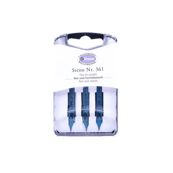 Steno Calligraphy Nibs – No. 361, Pack Of 3 1