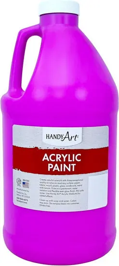 Student-Grade Fluorescent Violet Acrylic Paint 1