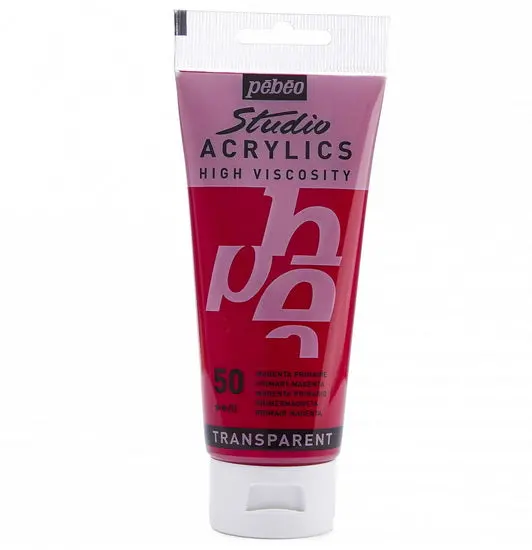Studio-Grade Acrylic Paint – Primary Magenta, 100Ml 1