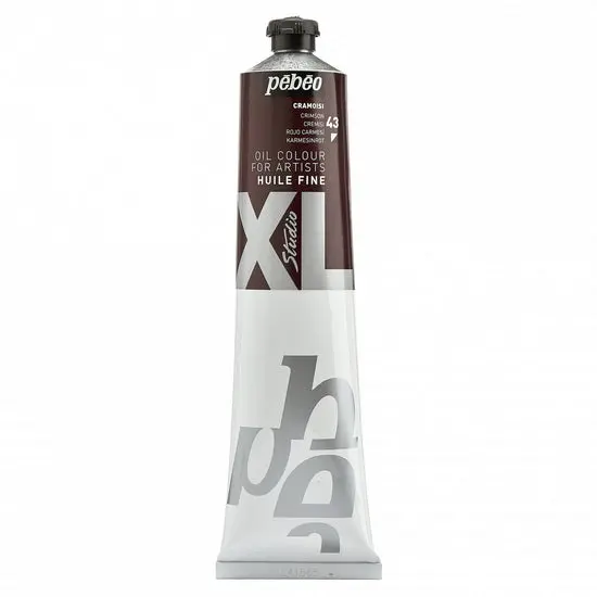 Studio-Grade Oil Paint – Crimson, 200 Ml Tube 1