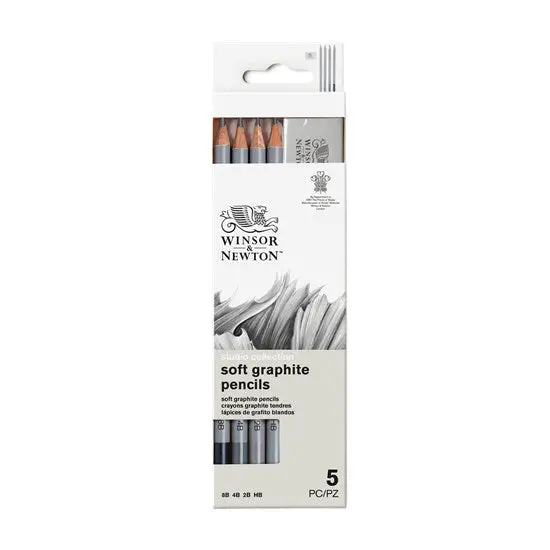 Studio Soft Graphite Pencil Set – 5 Grades For Sketching & Shading 1