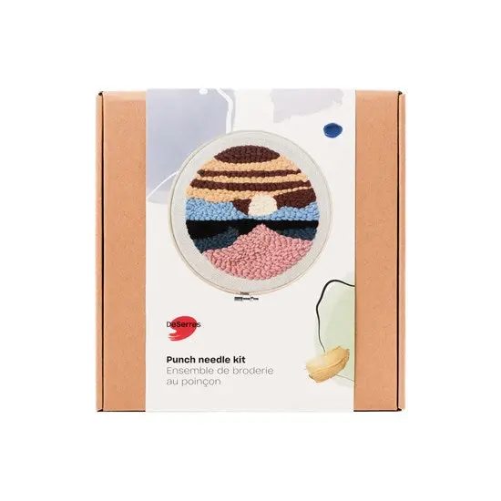 Sunset-Themed Punch Needle Embroidery Kit 1
