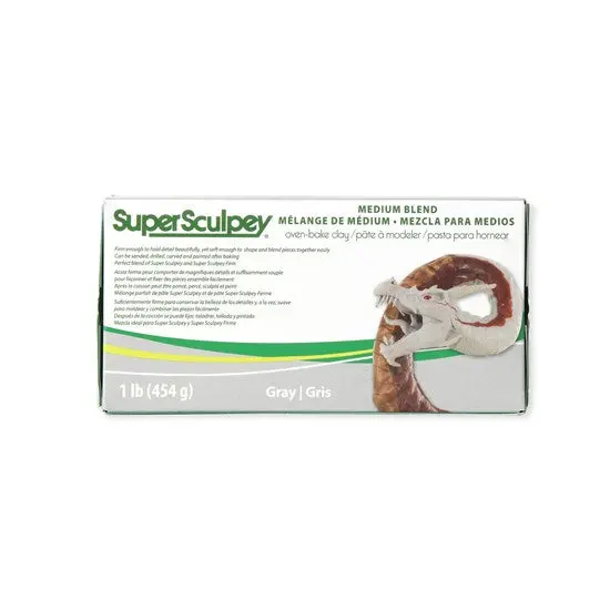 Supersculpey Medium Polymer Clay – 1-Pound Block 1