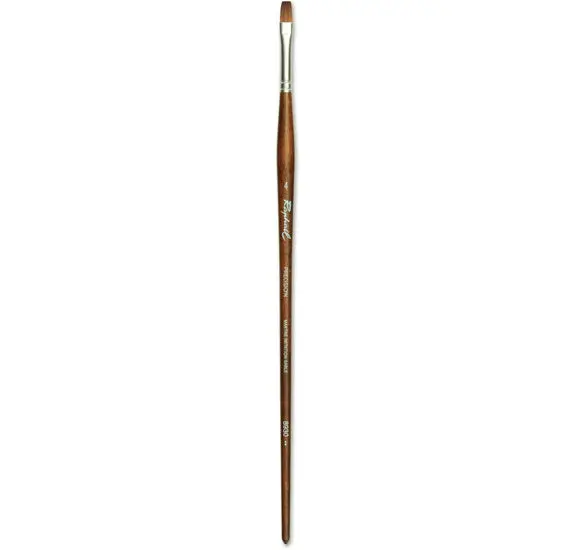 Synthetic Precision Flat Brush – #39, Acrylic & Detail Painting Tool 1