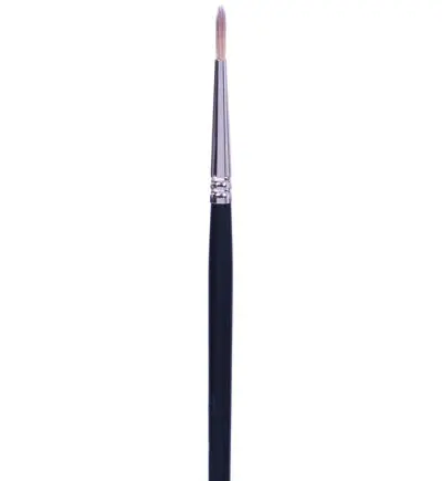 Synthetic Round Brush – Fine Detail Work, Size #3/0, Short Handle 1
