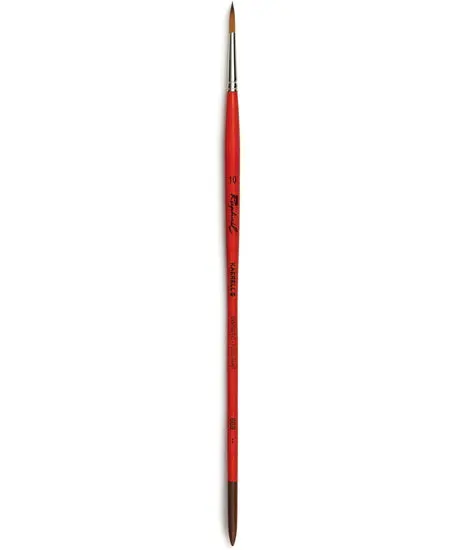 Synthetic Round Brush – Kaërell Series, Size #10, Long Handle 1