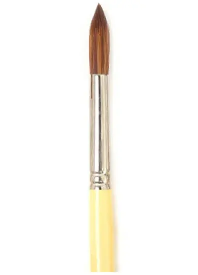 Synthetic Round Brush – Long Handle, Size #3 1
