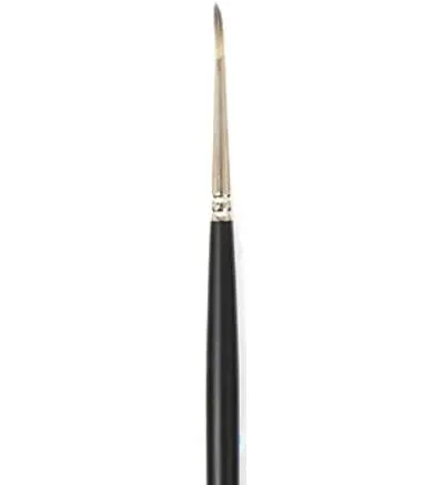 Synthetic Round Brush – Long Handle, Size #4 1