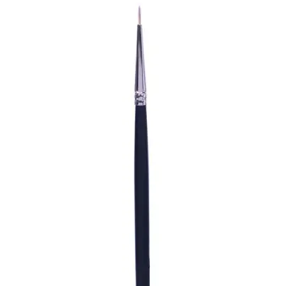 Synthetic Round Brush – Short Handle, Size #1 1