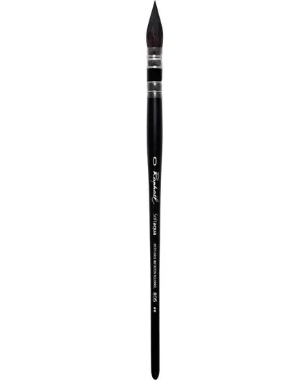 Synthetic Watercolor Brush – Softaqua Bristle Mop #0 1
