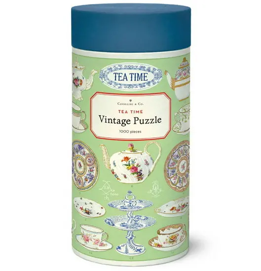 Tea Time Themed Jigsaw Puzzle – 1000 Pieces 1