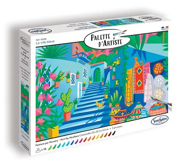 The Blue City Artist Palette – Themed Color Set 1