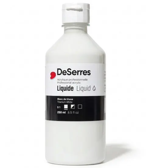 Titanium White Liquid Acrylic Paint – 250Ml, Series 1 1