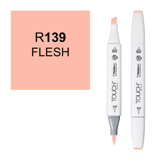 Touch Brush Alcohol Marker – Flesh Tone, Dual-Tip 1
