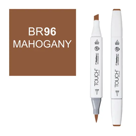 Touch Brush Dual-Tip Marker – Mahogany Brown 1