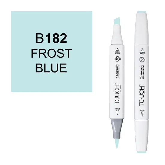 Touch Brush Marker – Cool Frost Blue Washable Ink 1