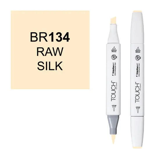 Touch Brush Marker – Raw Silk Finish, Flexible Tip 1
