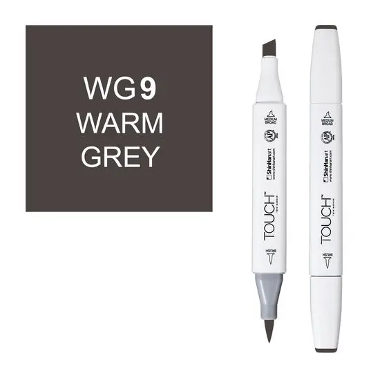 Touch Brush Warm Gray No. 9 Marker – Blending-Friendly Alcohol Ink 1