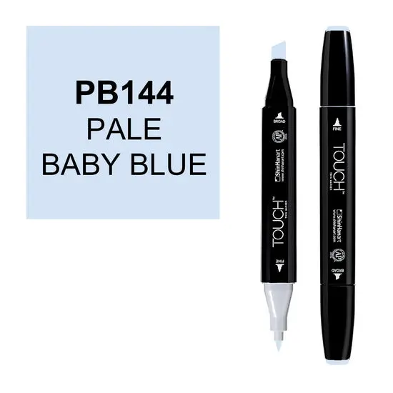 Touch Twin Brush Marker – Pale Baby Blue Dual Tip 1
