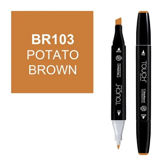 Touch Twin Brush Marker – Potato Brown 1