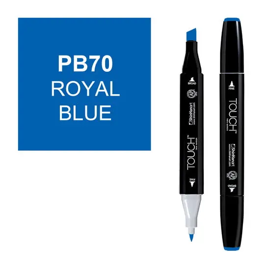 Touch Twin Marker – Royal Blue Dual Tip 1