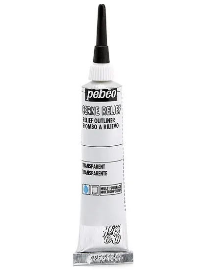 Transparent Glass Painting Outliner – Vitrail Relief Gel, 20 Ml 1