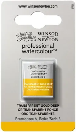 Transparent Gold Deep Half-Pan Watercolor – S3 Series 1
