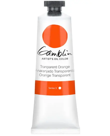 Transparent Orange Oil Paint Tube, 37 Ml (Series 3) 1