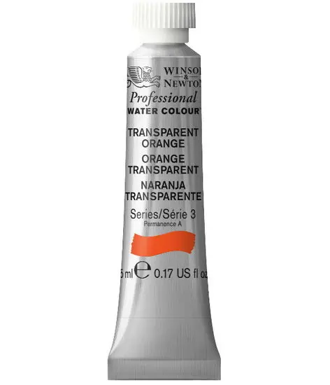 Transparent Orange Watercolor Paint – 5Ml Professional Grade 1
