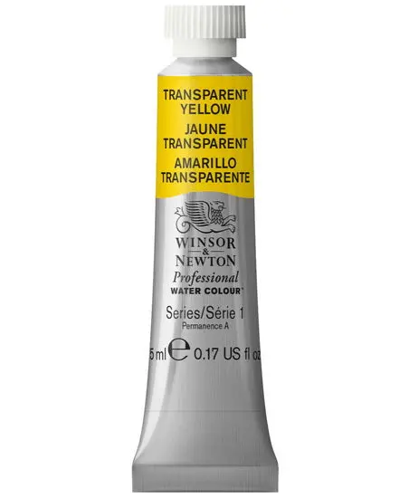 Transparent Yellow Professional Watercolor – 5 Ml Single Pan Or Tube 1