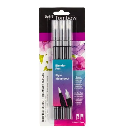 Triple-Pack Dual Brush Pen Blender Refills 1