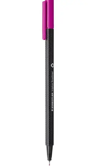 Triplus Fineliner Marker In Light Mauve – Low-Odor, Acid-Free, 0.3 Mm Tip 1