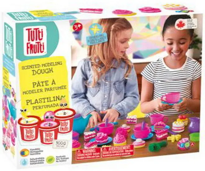 Tutti Frutti Sparkling Tea Time Illustration Print – French Edition 1