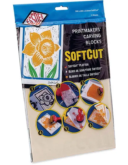 Two 3 Mm Softcut Linocut Sheets – 20×30 Cm Each 1