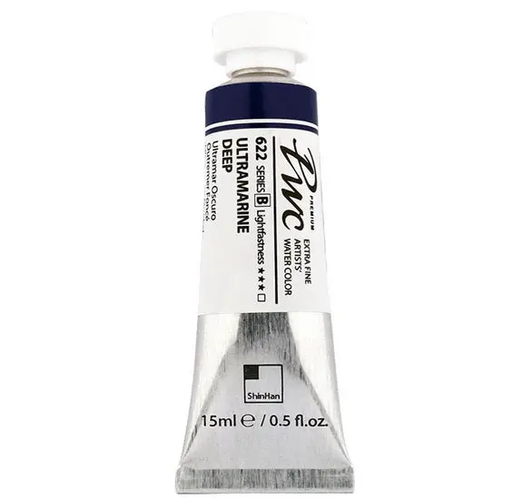 Ultramarine Deep Extra-Fine Watercolor Paint – 15 Ml Tube 1