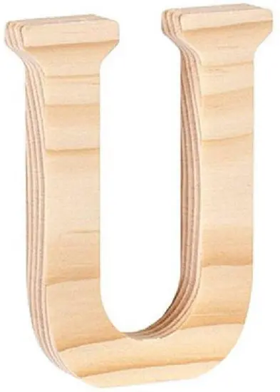 Unfinished Pine Wood Alphabet Letters For Crafting 1