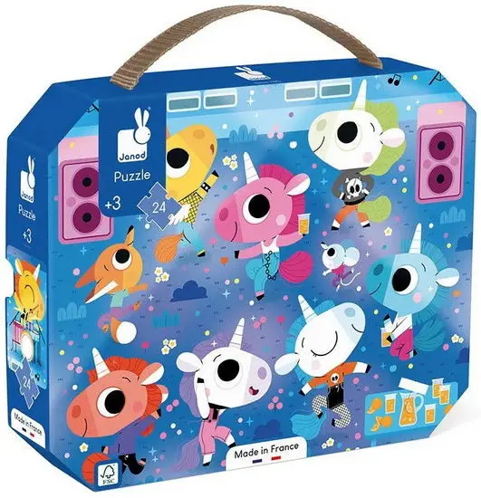Unicorn Rock Concert Coloring Set – 24 Pieces 1