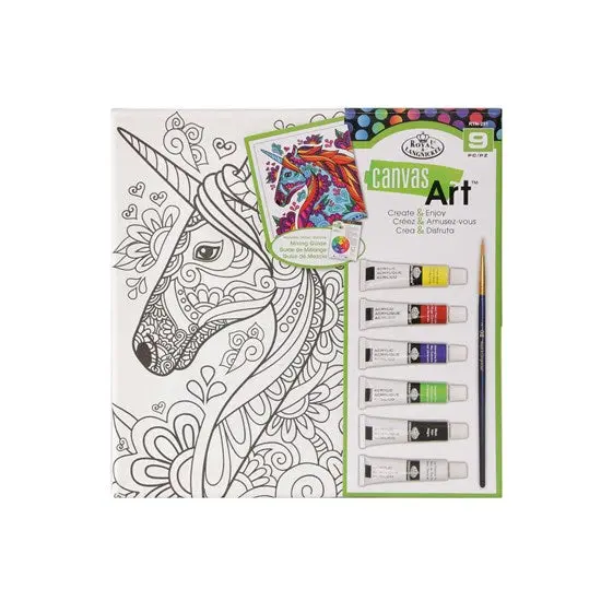 Unicorn-Themed Acrylic Paint Set – Vibrant, Washable Colors For Kids And Beginners 1