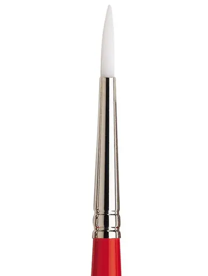 University Short-Handle Round Brush – Size #4, Model S233 1