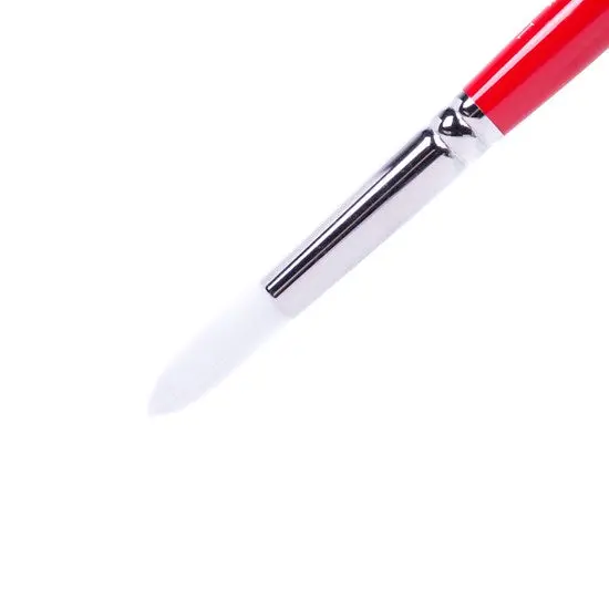 University Short Round Brush – Size #12, Synthetic Kolinsky Blend 1