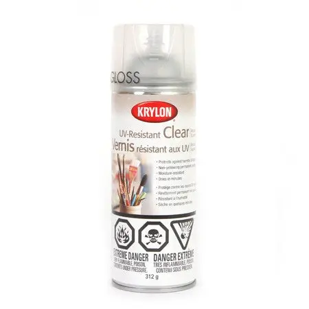 Uv-Resistant Clear Spray Varnish For Artwork 1