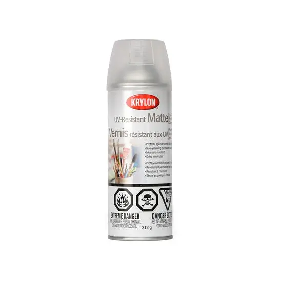 Uv-Resistant Matte Spray Varnish – Protective Finish For Mixed Media 1
