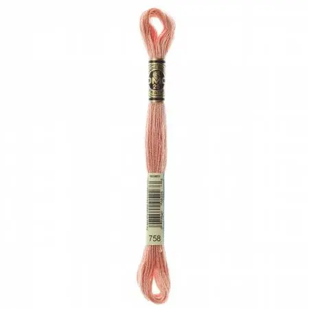 Valdani Embroidery Floss – Light Terra Cotta (Color 758) 1
