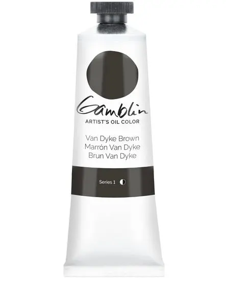 Van Dyke Brown Oil Paint Tube – 37Ml, Series 1 1