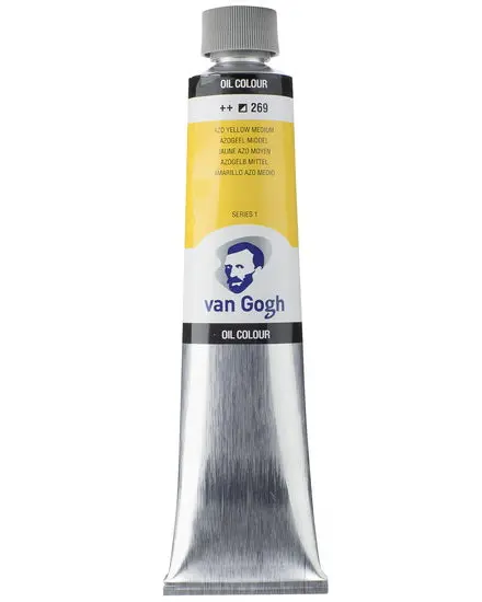 Van Gogh Azo Yellow Medium Oil Paint – 200Ml, Series 1 Quality 1